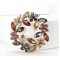 Rhinestone Decor Brooch