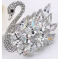 Swan Crystal Decor Brooch