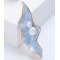 Faux Pearl Shell Brooch