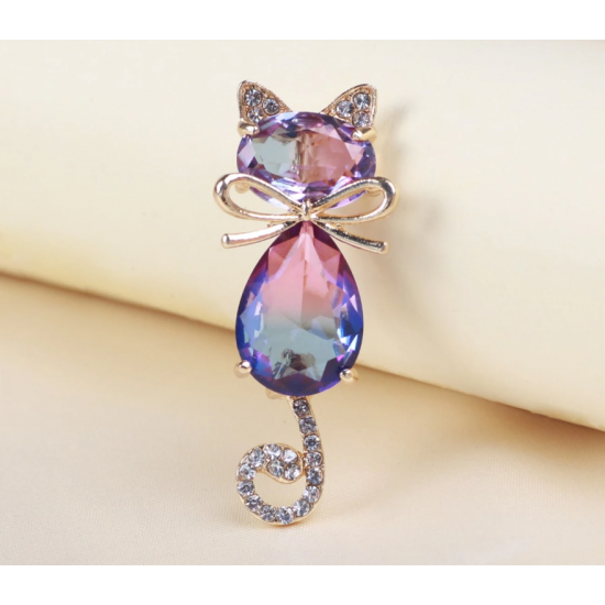 Rose Flower Design Brooch