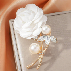Rose Flower Design Brooch