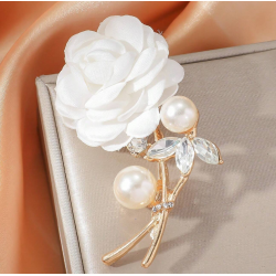Rose Flower Design Brooch