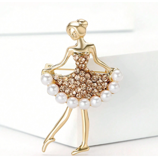 Rhinestone Figure Design Brooch Rhinestone Figure Design Brooch