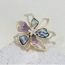 Colorful High-End Bowknot Brooch Pin